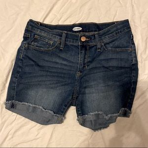 Denim shorts